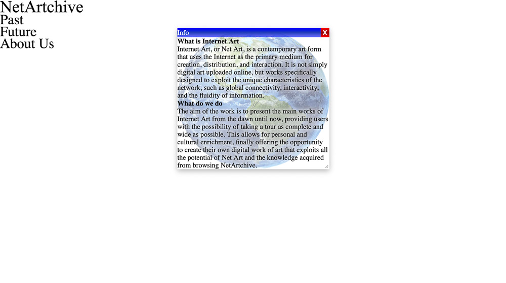 NetArtchive indice 1